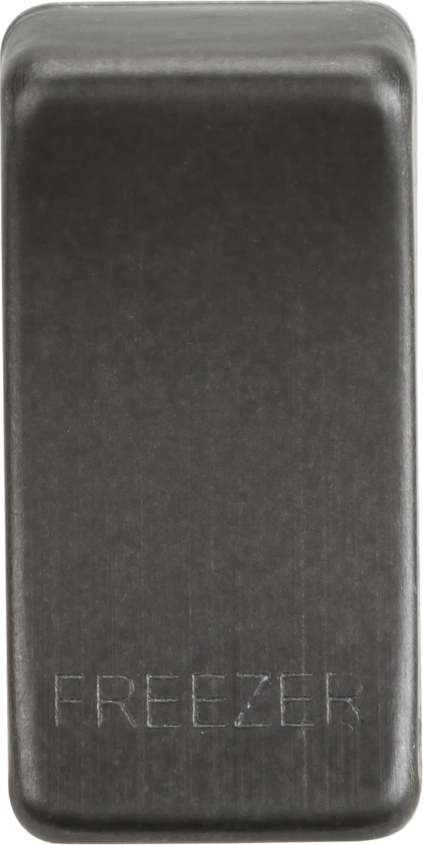 Switch cover marked FREEZER - Smoked Bronze