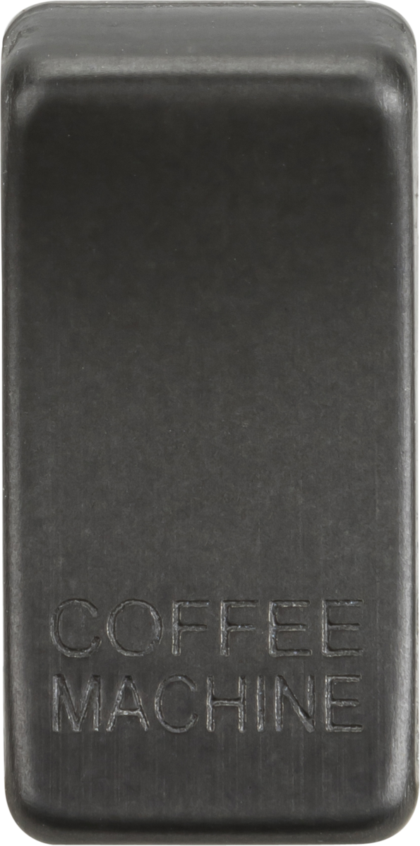 Smoked Bronze Switch Cover Marked COFFEE MACHINE