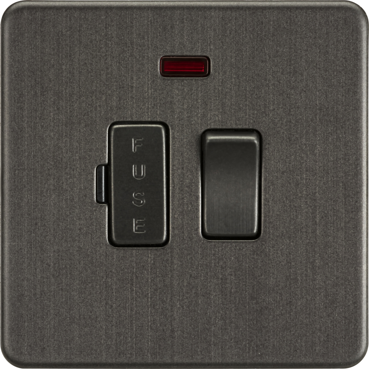 13A Switched Fused Spur Unit with Neon - Smoked Bronze - SF6300NSB