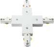 230V Track X-Connector - White by ML Accessories