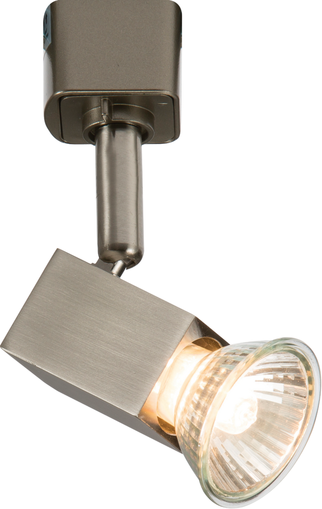 230V GU10 Track Spotlight - Brushed Chrome