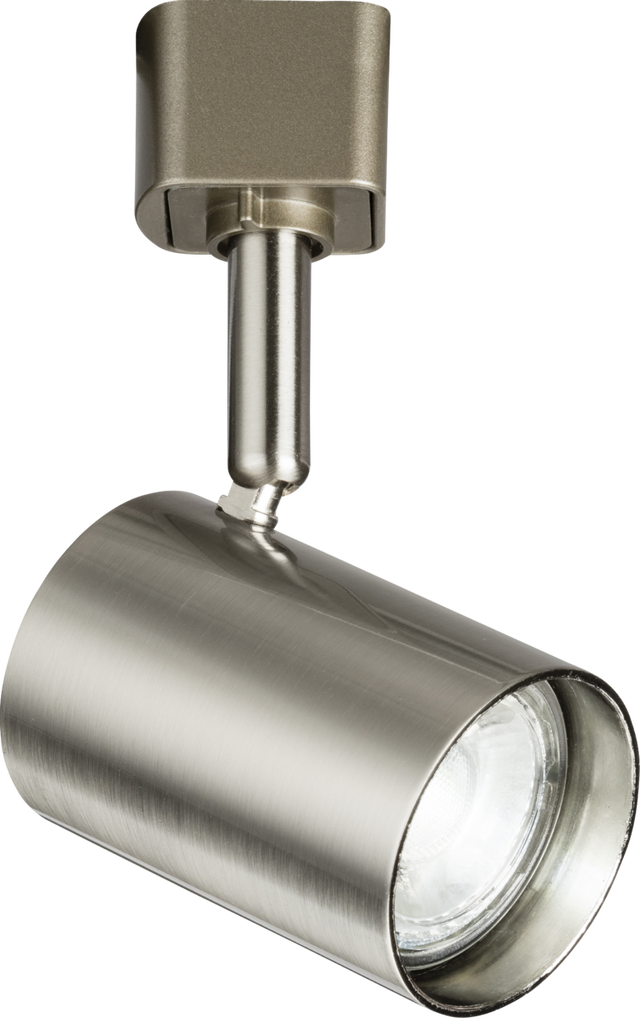 230V GU10 Track Spotlight - Brushed Chrome