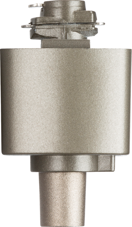230V Track Adaptor Satin Nickel for Lighting