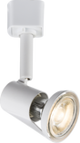 230V GU10 Track Spotlight - White, Adjustable, Dimmable