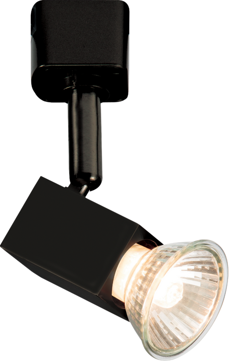 230V GU10 Track Spotlight - Black - Adjustable Spotlight with IP20 Rating
