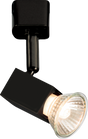 230V GU10 Track Spotlight - Black - Adjustable Spotlight with IP20 Rating