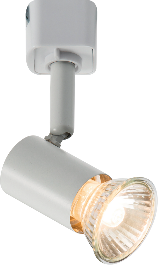 230V GU10 Track Spotlight - Adjustable White