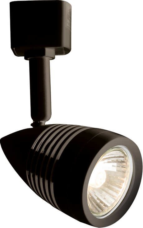 230V GU10 Track Spotlight - Black - Adjustable Spotlight