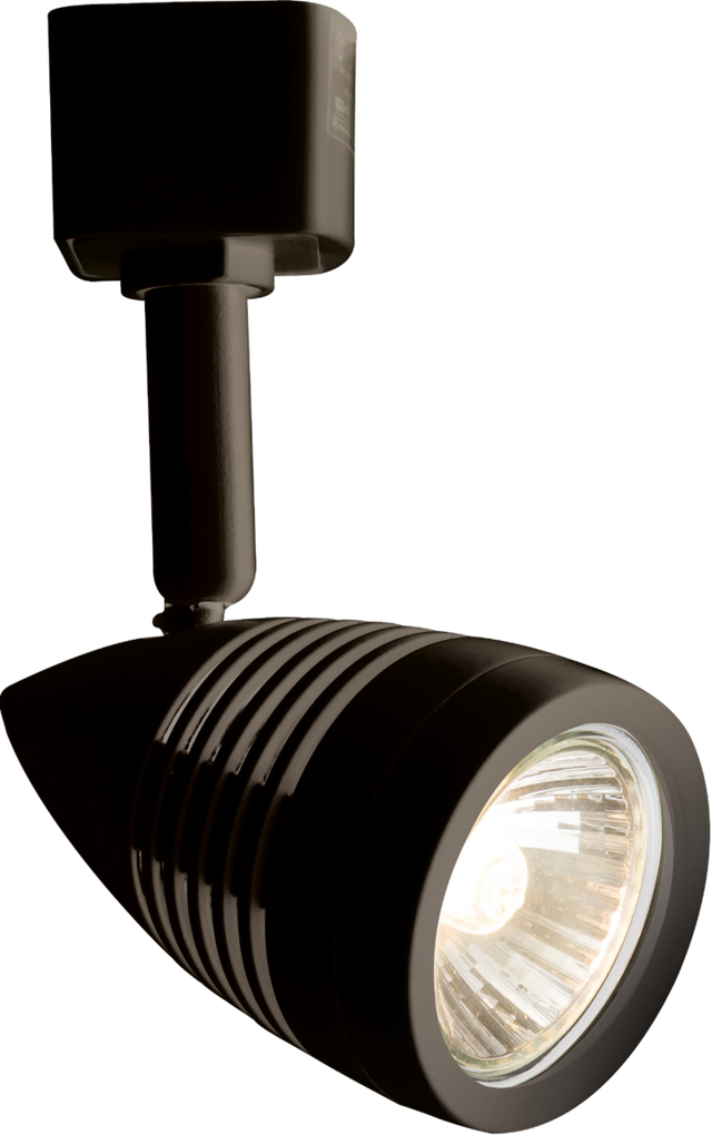 230V GU10 Track Spotlight - Black - Adjustable Spotlight
