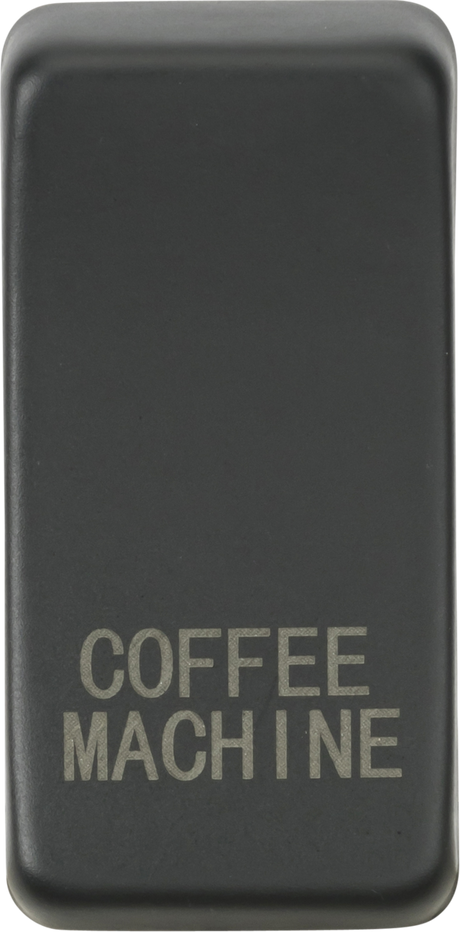Switch Cover 'Marked COFFEE MACHINE' - Anthracite