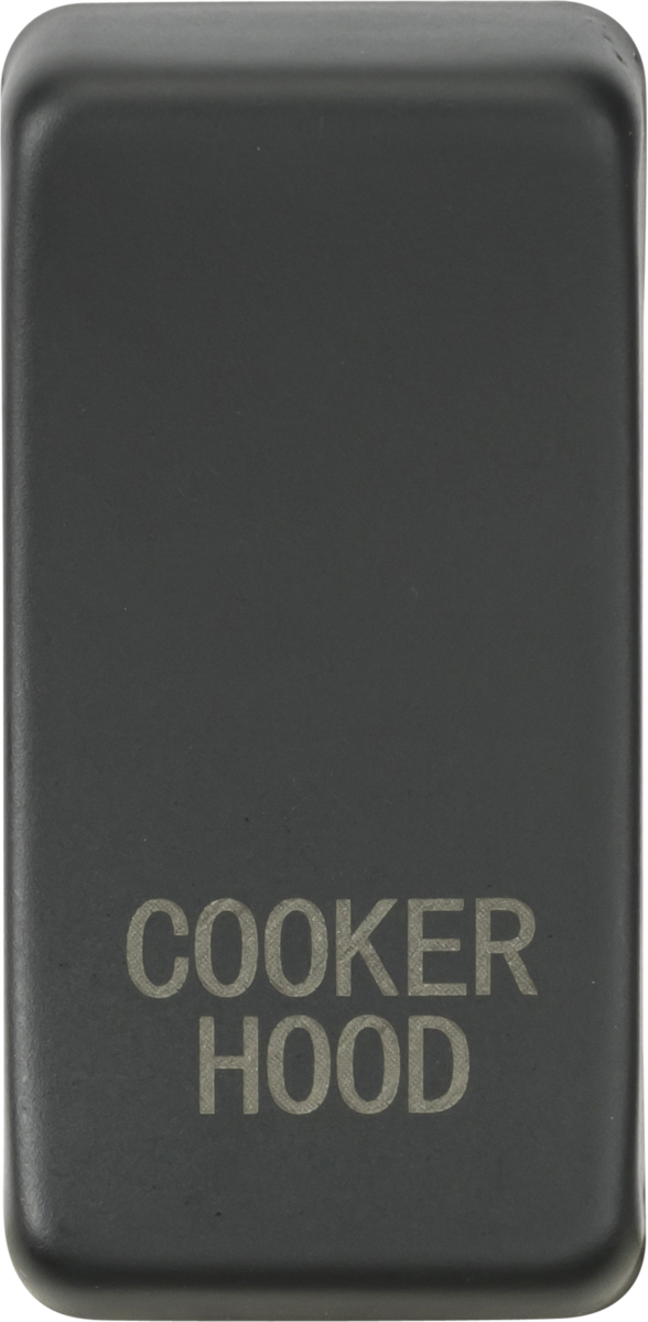 ML Accessories Switch Cover 'Marked COOKER HOOD' - Anthracite