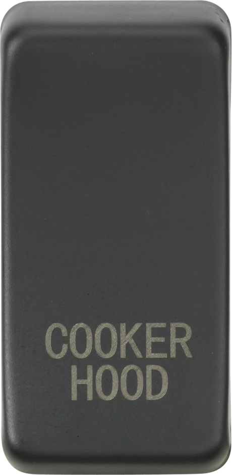 ML Accessories Switch Cover 'Marked COOKER HOOD' - Anthracite
