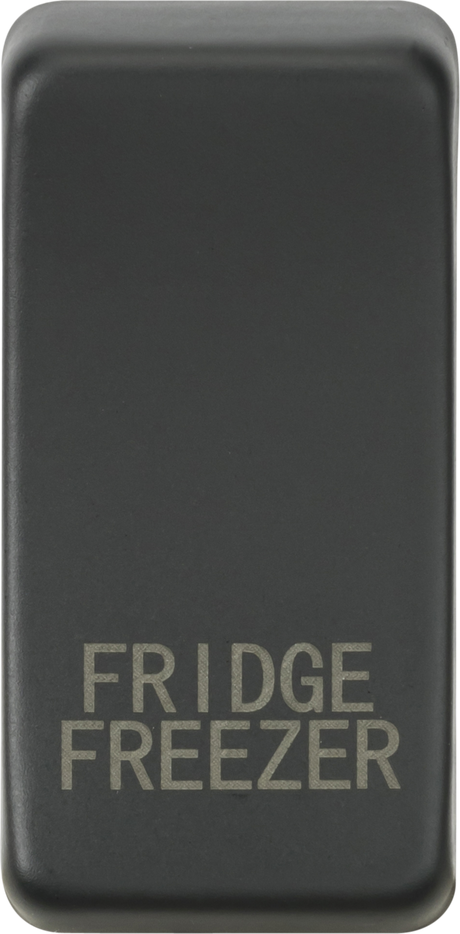 Switch Cover Marked FRIDGE FREEZER - Anthracite