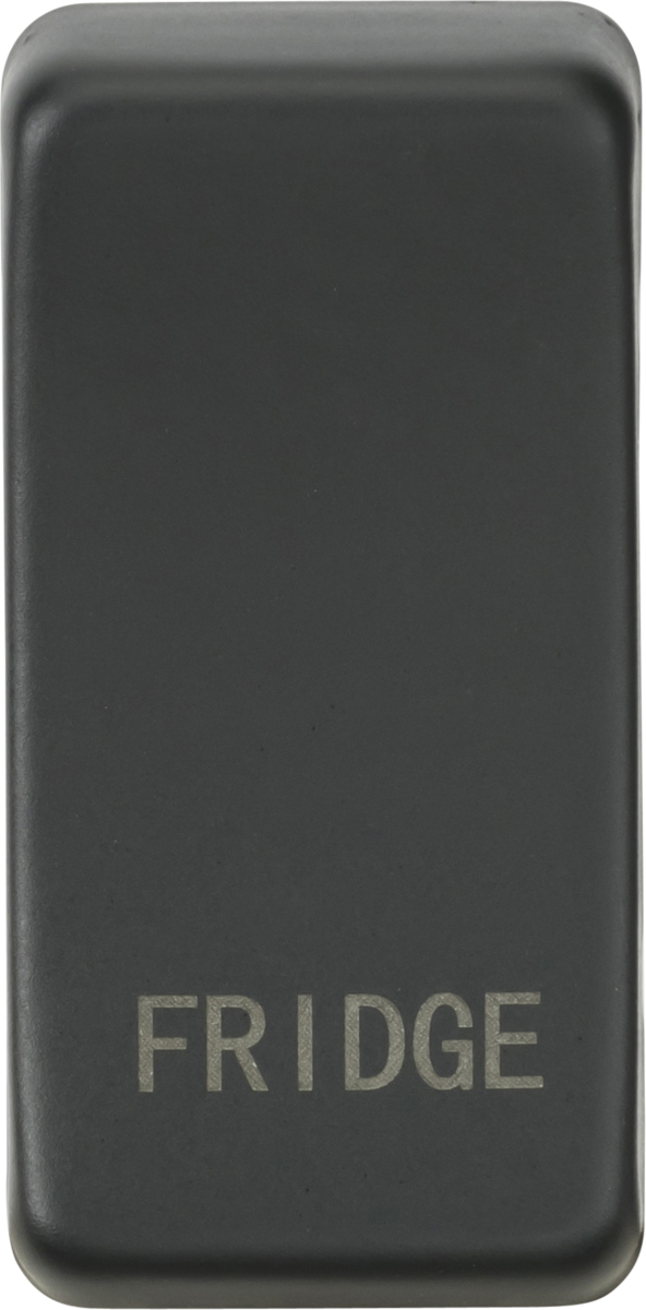 Switch Cover Marked FRIDGE - Anthracite