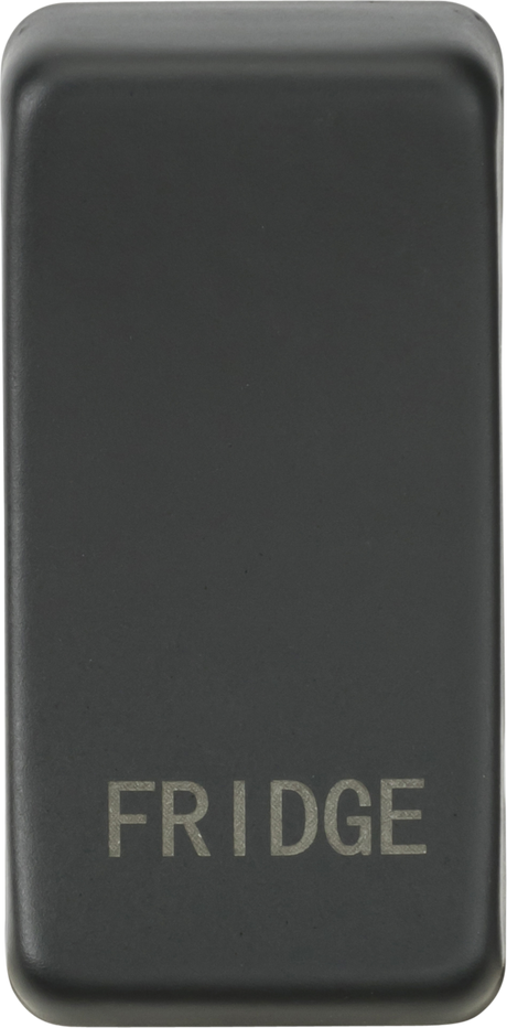 Switch Cover Marked FRIDGE - Anthracite