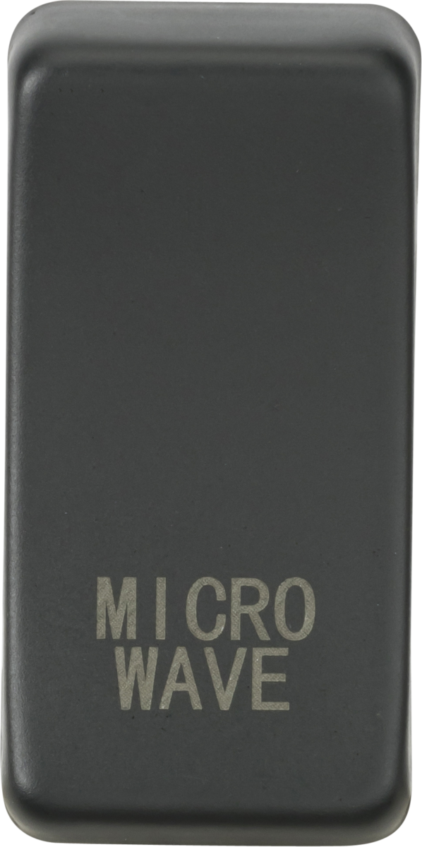 Switch Cover Marked MICROWAVE - Anthracite