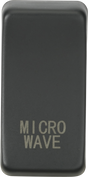 Switch Cover Marked MICROWAVE - Anthracite