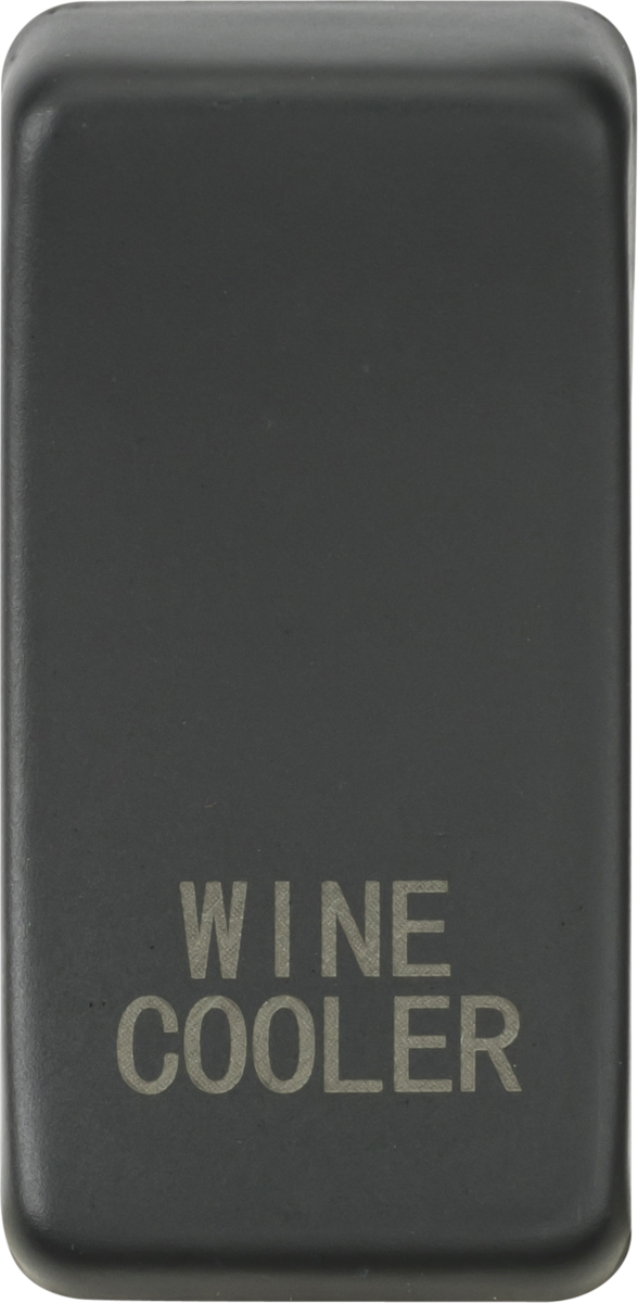 ML Accessories Anthracite Switch Cover 'Marked WINE COOLER'