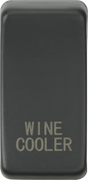 ML Accessories Anthracite Switch Cover 'Marked WINE COOLER'