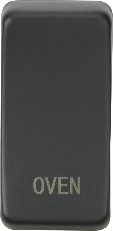 Switch Cover Marked OVEN - Anthracite