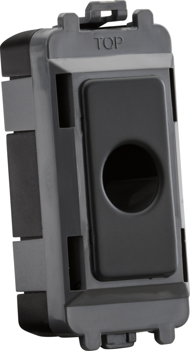 Flex Outlet Module Up To 10mm - Anthracite