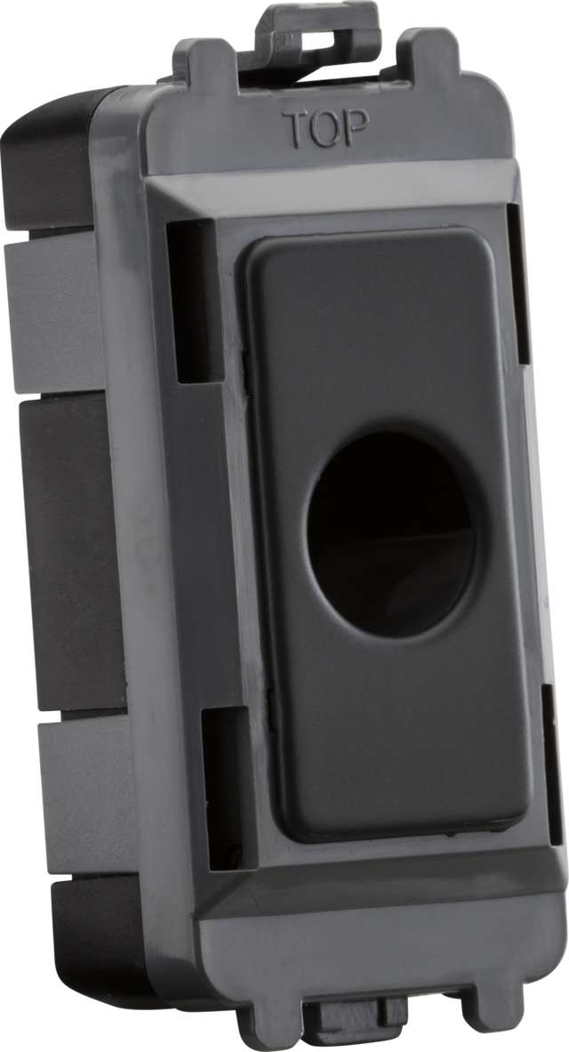 Flex Outlet Module Up To 10mm - Anthracite