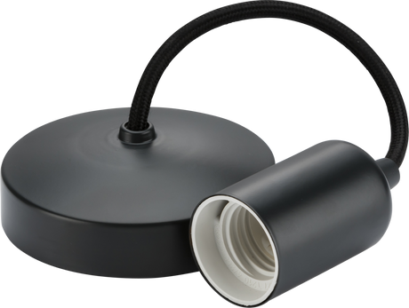 6" E27 Contemporary Pendant Set - Anthracite