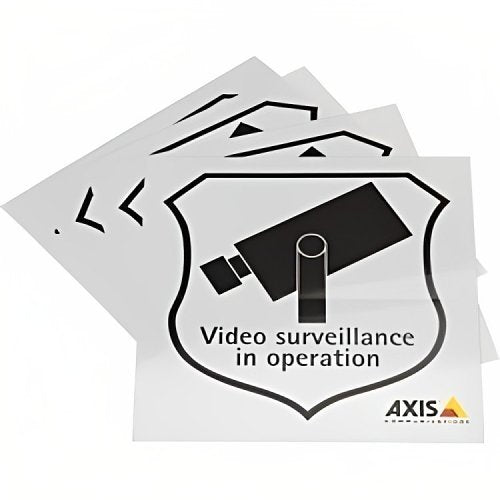 Axis Communications 5502-821 monitoring sticker