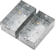 47mm Galvanised Steel Box for Small Combination Multimedia Plate - Image 1
