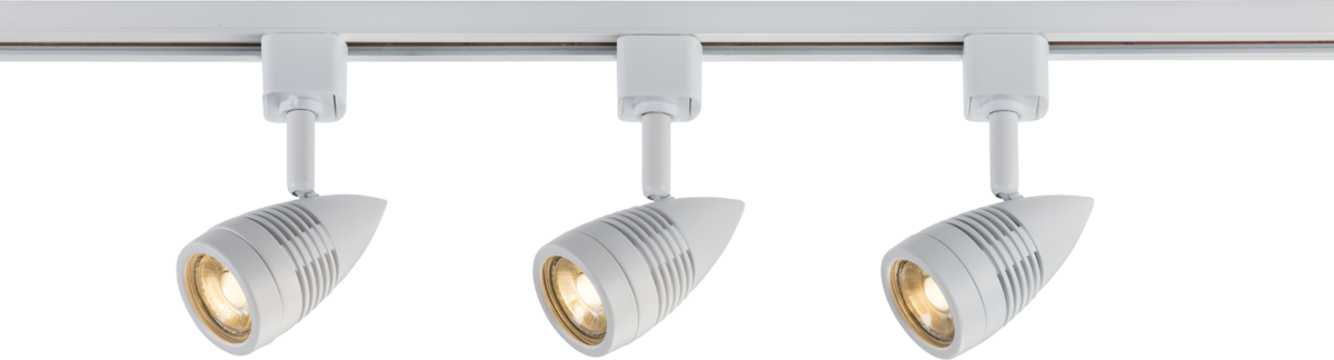 TRKSP4 1 Metre Tracklight Kit - White, Adjustable Tracklights