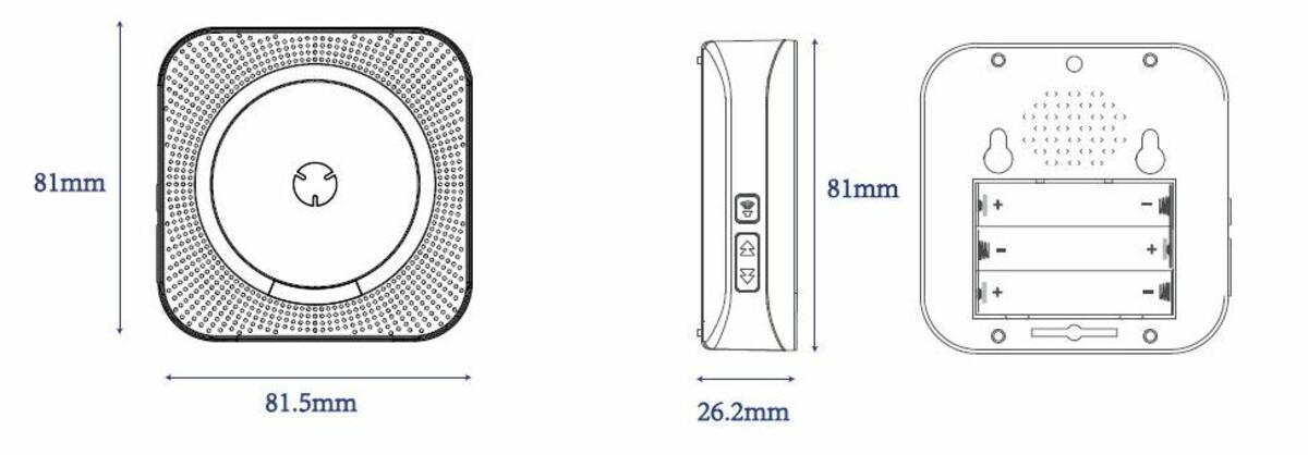 Wireless Door Chime - Visual Alert Feature