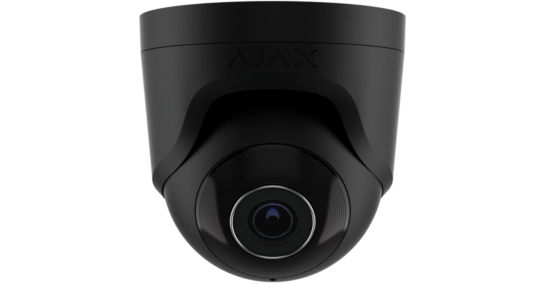 Ajax 64926.197.BL1 TurretCam AI-Powered IP Security Camera