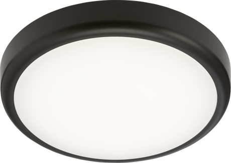 230V IP65 14W CCT Adjustable LED Bulkhead - Black Trim
