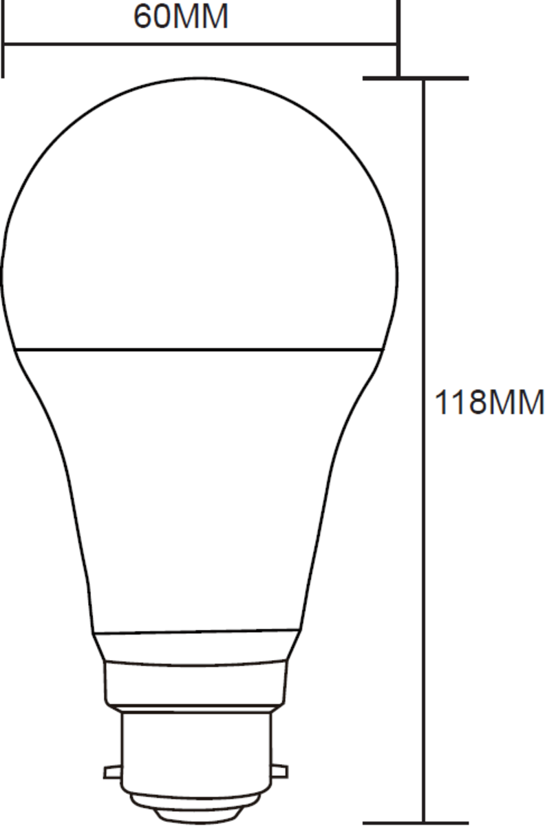 Smart 9W LED GLS RGB and CCT Lamp - Alternate View
