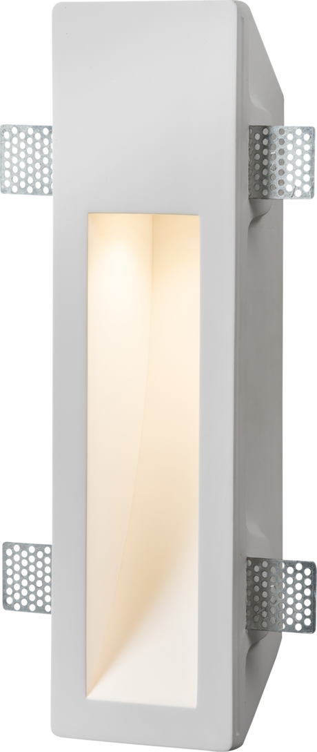 230V GU10 35W Recessed Rectangular Plaster Wall Light