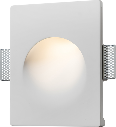 230V GU10 35W Recessed Round Plaster Wall Light