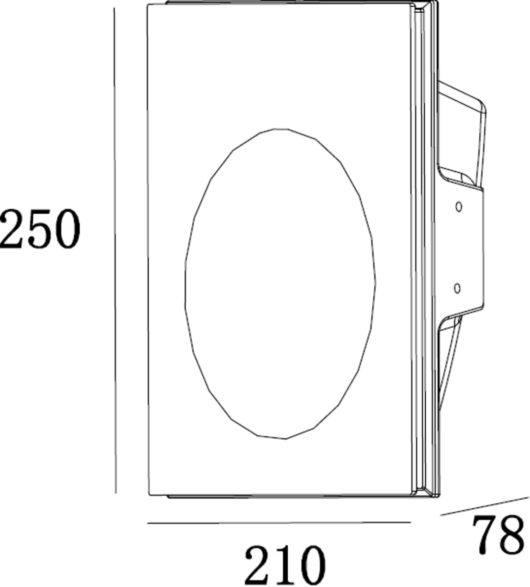 GU10 Recessed Plaster Wall Light Image 2