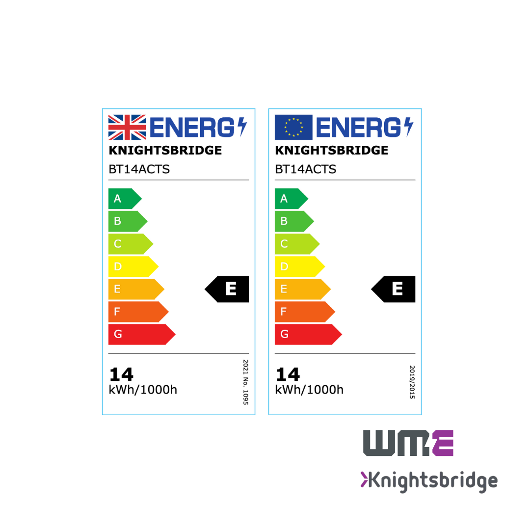 Knightsbridge: BT14ACTS, 230V IP65 14W Adjustable LED Bulkhead with Sensor, CCT 3000K/4000K/5700K, 1350 lm