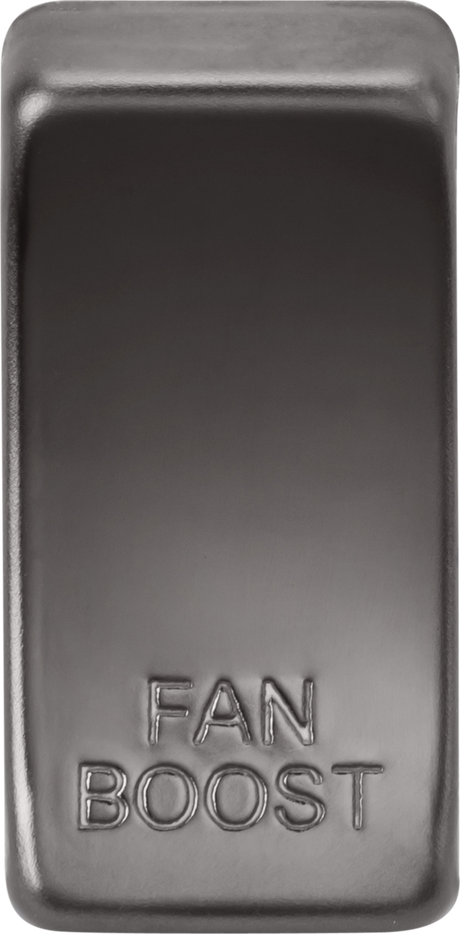 ML Accessories Switch Cover Marked "FAN BOOST" - Black Nickel
