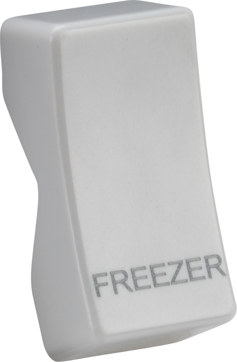 Rocker Cover - Laser Printed FREEZER, White