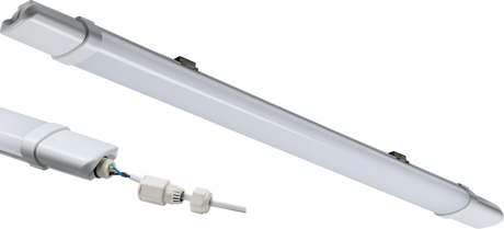 TorlanECO Fast Fix 230V IP65 2FT 720mm 18W LED Batten - 5700K
