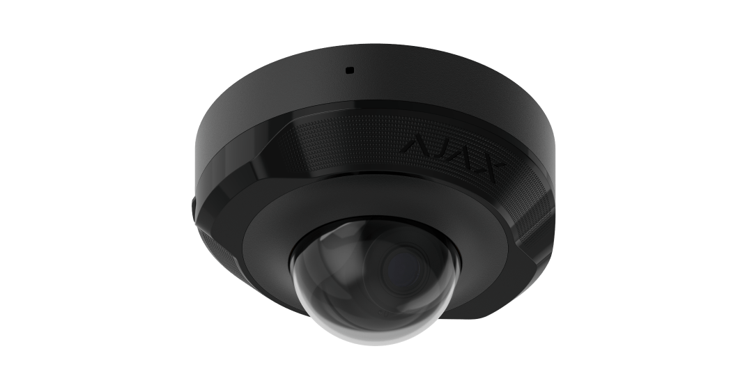 Ajax 76023.214.BL1 DomeCam Mini Wired IP Security Camera