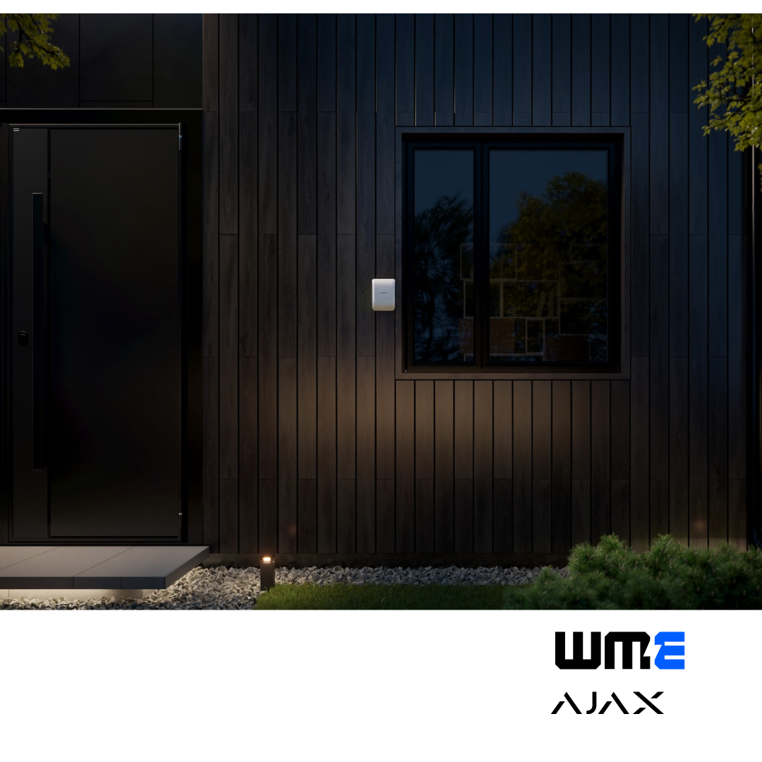 AJAX: ITM000875, Wireless Outdoor Bidirectional Curtain Motion Detector, White, DualCurtain Outdoor