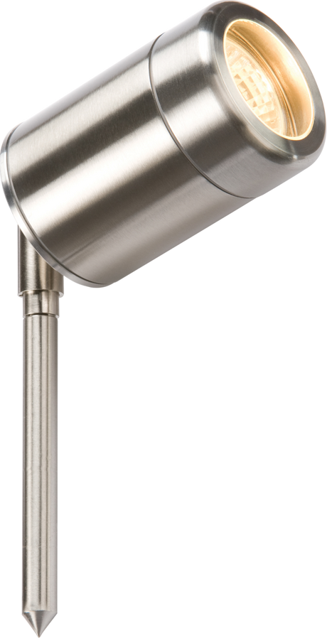 230V IP65 GU10 Spike Light - Stainless Steel Garden Spotlight
