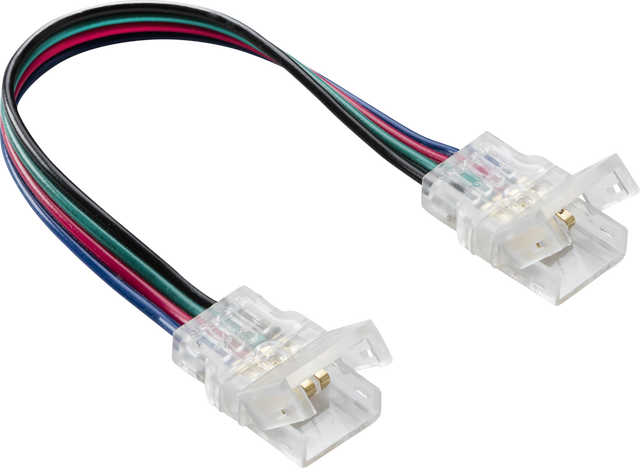 12V / 24V IP65 LED Flex Strip to Strip 150mm Connector - CCT/RGB