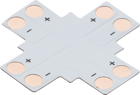 12V / 24V LED Flex 4-Way X-Connector - Single Colour