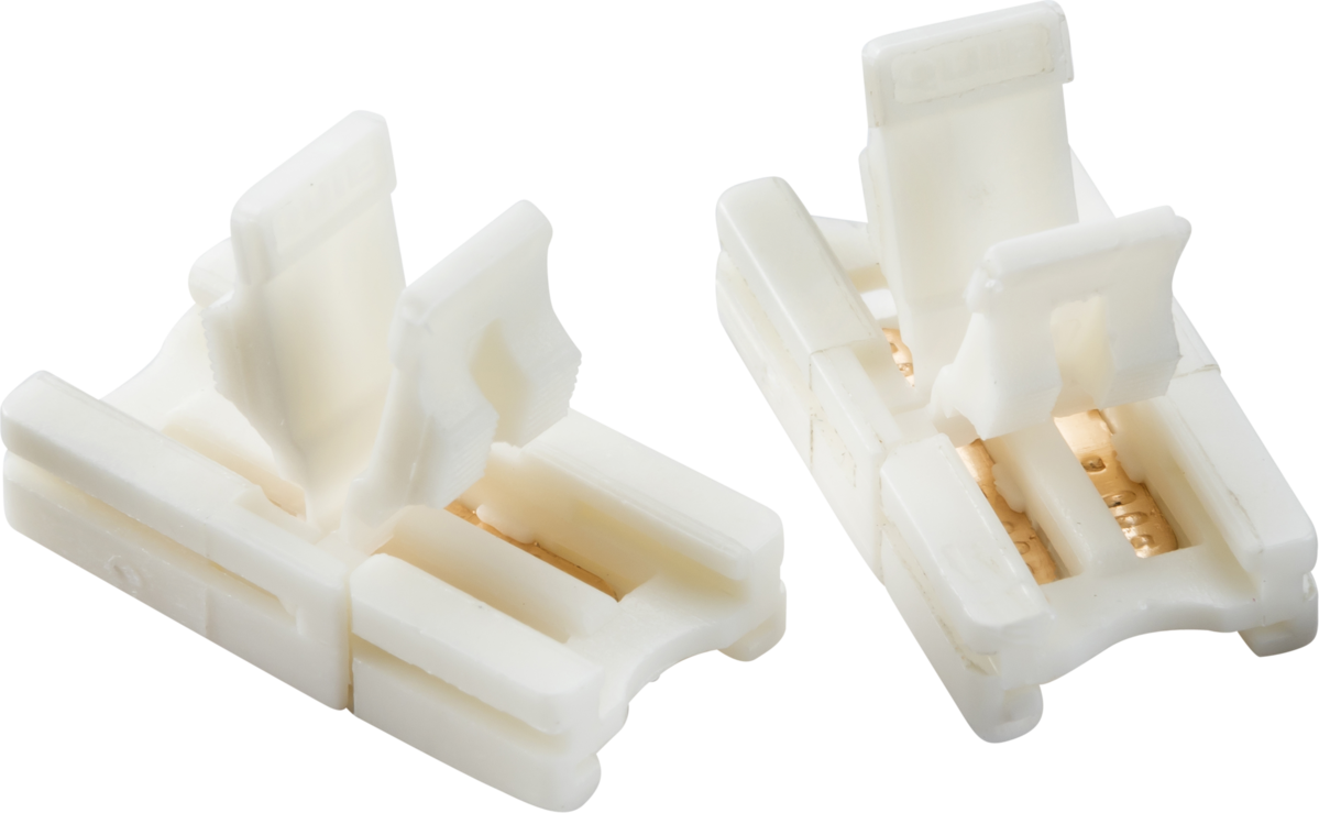 12V/24V LED Flex Strip To Strip Connector - Pack of 2, Single Colour