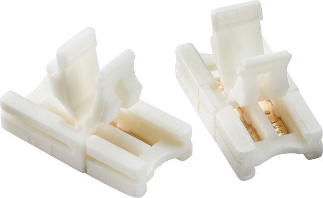 12V/24V LED Flex Strip To Strip Connector - Pack of 2, Single Colour