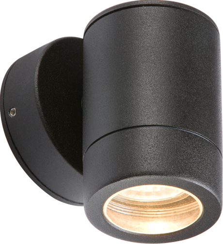 IP65 Aluminium Powder Coated Black Fixed GU10 35W Wall Light