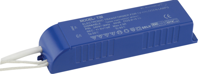 12V 20-60W Transformer for ELV Lighting - Safety Isolating Transformer